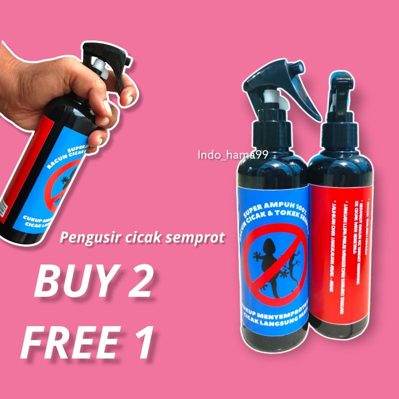 Beli 2 gratis 1 pengusir cicak ampuh