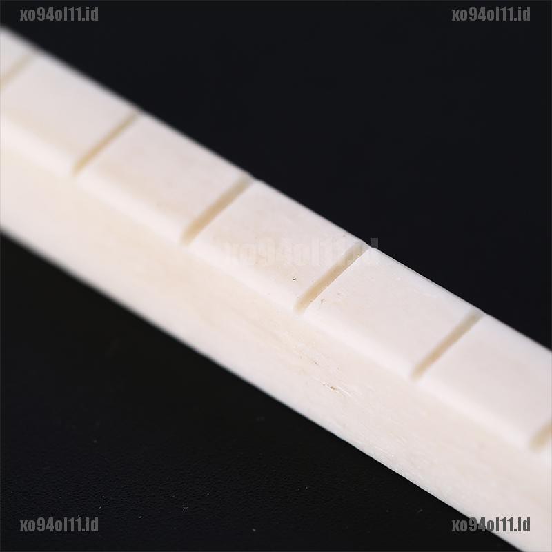 【XO^COD】White Guitar Parts 6 String Classical Guitar Bone Bridge Saddle And Nut Se