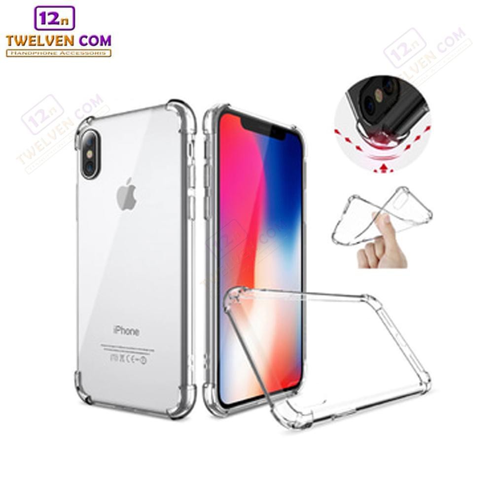 Case Anti Shock Anti Crack Softcase Casing iPhone X - Clear