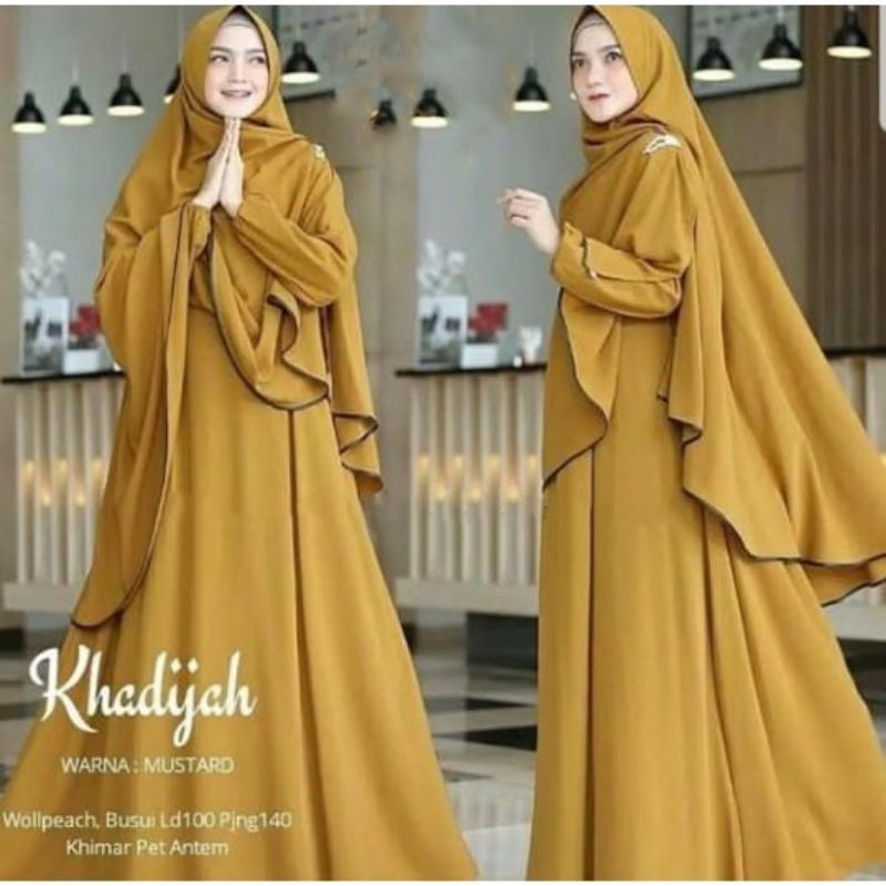 Khadijah syari set khimar cuci gudang // kanza syari // fatimah syari // Humaira syari