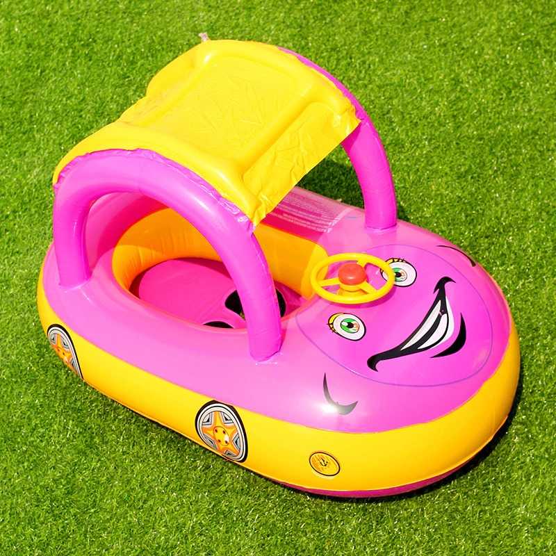 TG-ICA HECHILD Pelampung Kolam Renang Bayi Ring Floating with Canopy - PV063