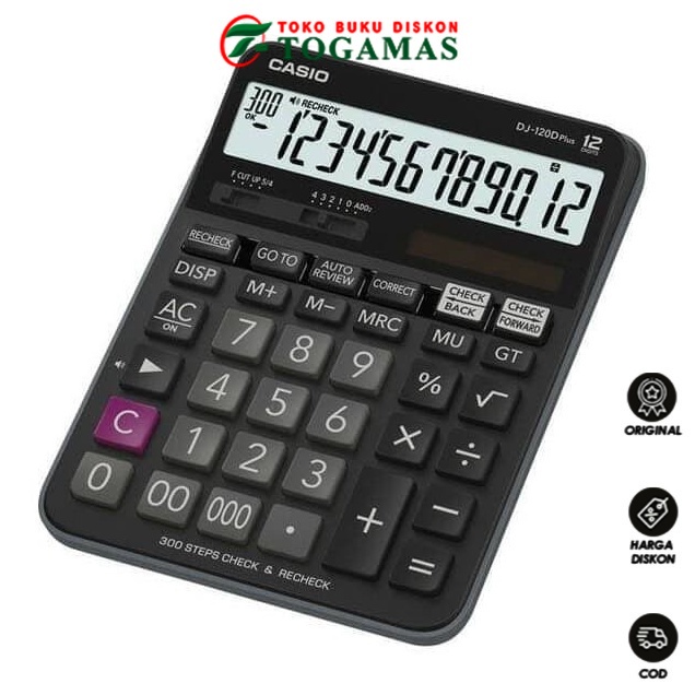 

BEST SELLER !! KALKULATOR CALCULATOR DJ-120D PLUS CASIO