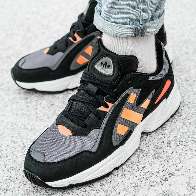 Sepatu Sneakers Desain Adidas Sharkhead Yung 96 Chasm Dad Warna Hitam Oranye Ee7227 Ee7238 Kuning Shopee Indonesia