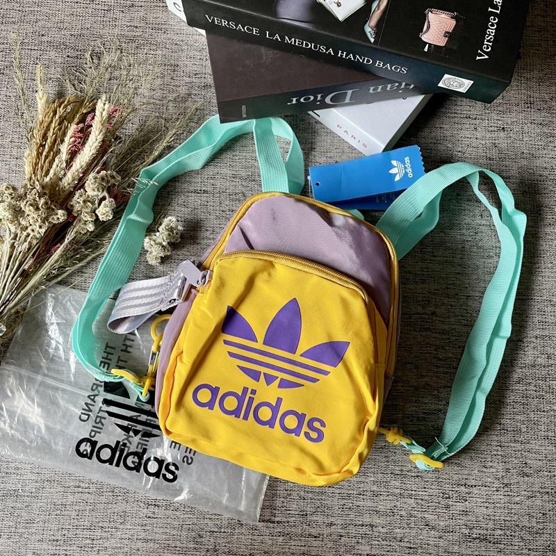 ADIDAS MINI BAG [BONUS PLASTIK ADIDAS] / TAS ADIDAS / RANSEL ADIDAS MINI / TAS ANAK ANAK / TAS MINI-Yellow