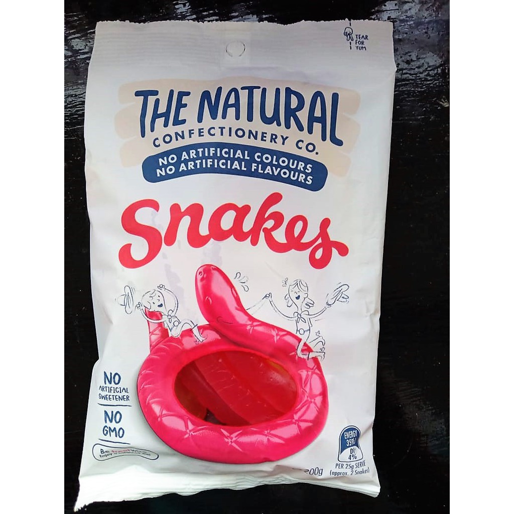 

TNCC SOFT JELLIES SNAKES 240 GR / JELLI BENTUK ULAR /PERMEN JELLI
