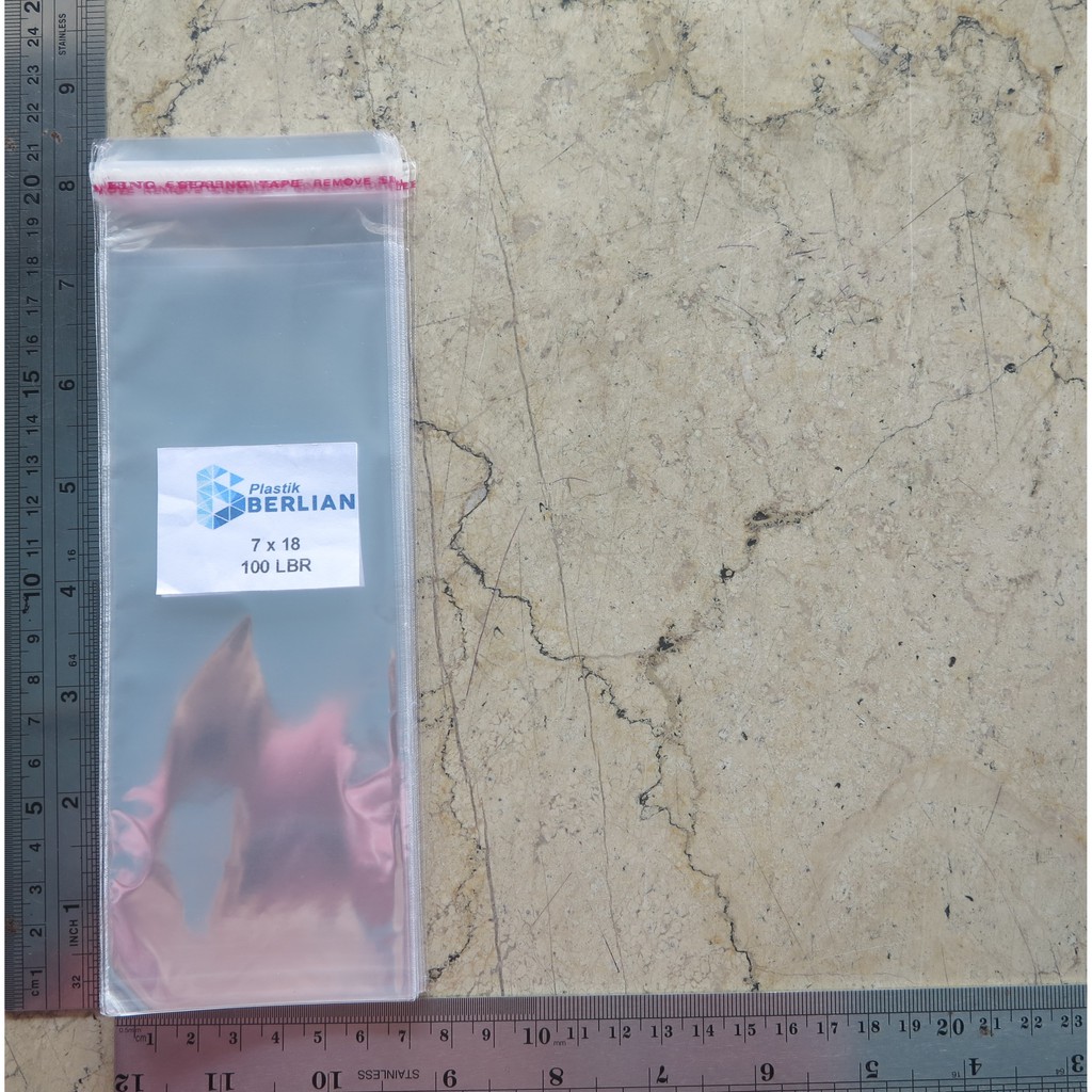 

Plastik OPP 7 X 18 CM 18 MIC 100LBR Lem Atau Seal