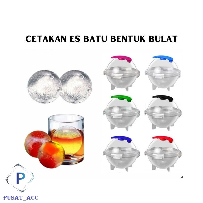 CE11 - Bentuk Bulat Cetakan ES batu ICE CUBE