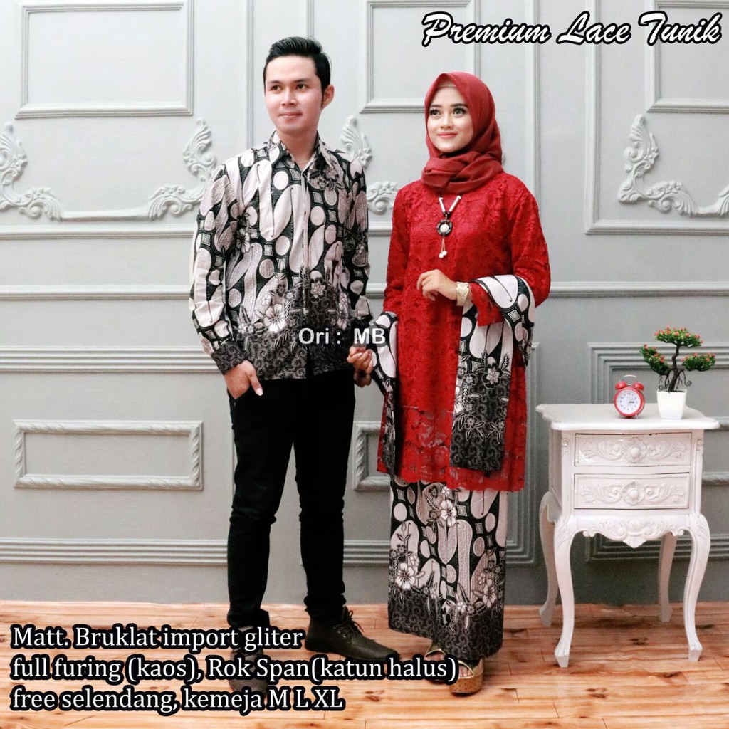 GROSIR BATIK COUPLE PREMIUM LACE TUNIK