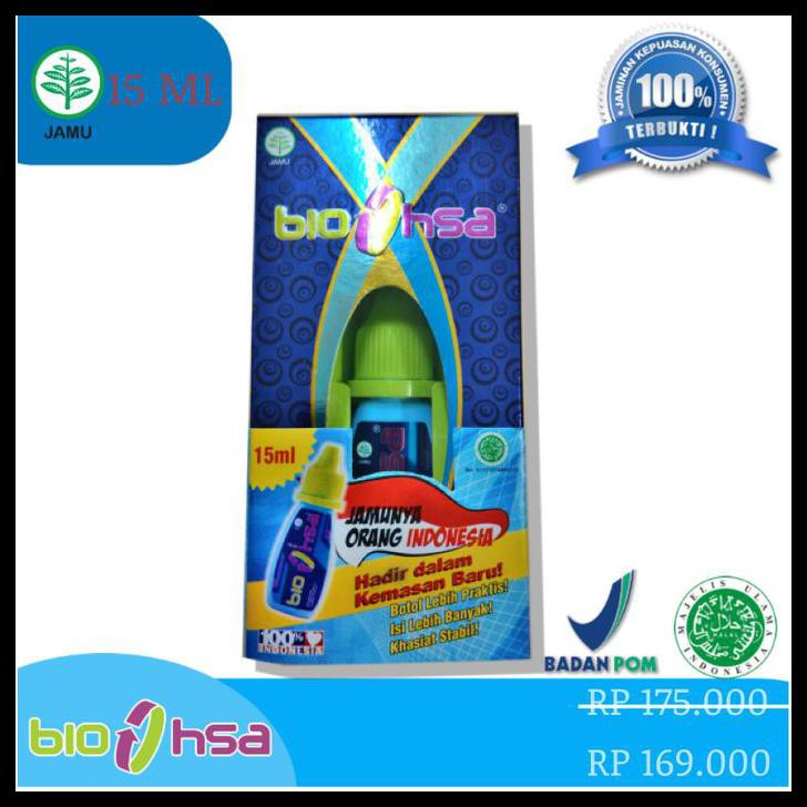 Jamu tetes BIO HSA obat segala penyakit ukuran 15 ML