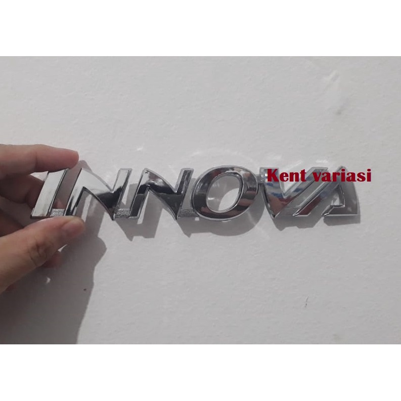 Emblem Bagasi Mobil Innova 18x3 cm Chrome