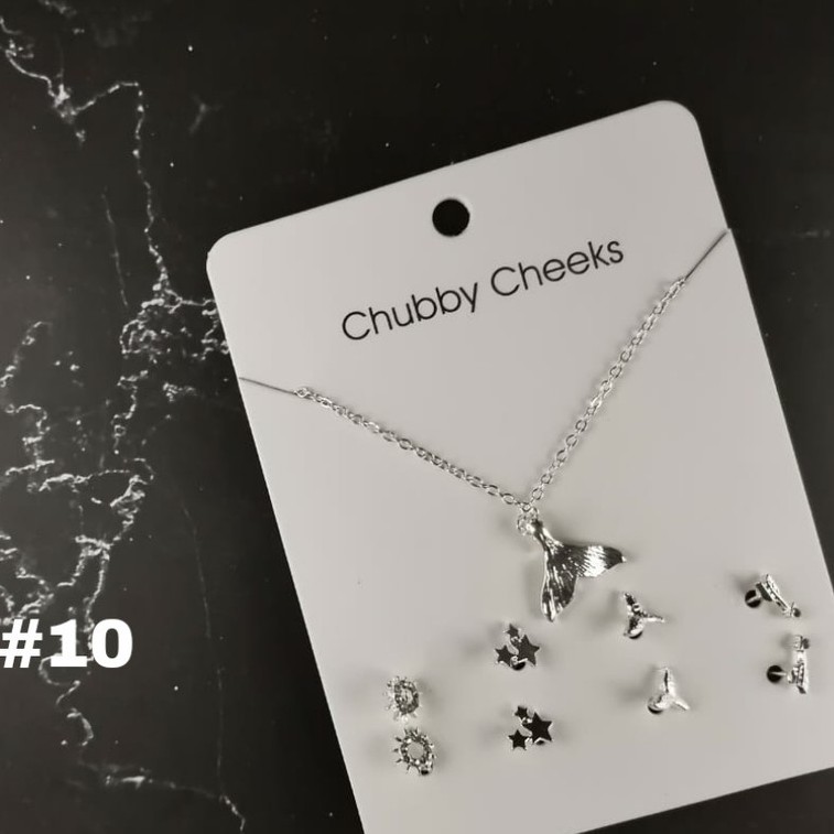 ➰CKK➰Kalung Anting Set FA05 Fashion Wanita Korea Aksesoris Murah-#10