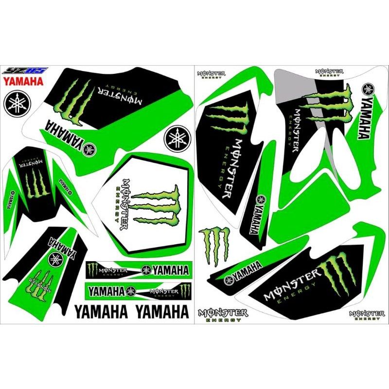 Decal yamaha Yz 85 motocross striping stiker yz 85 old