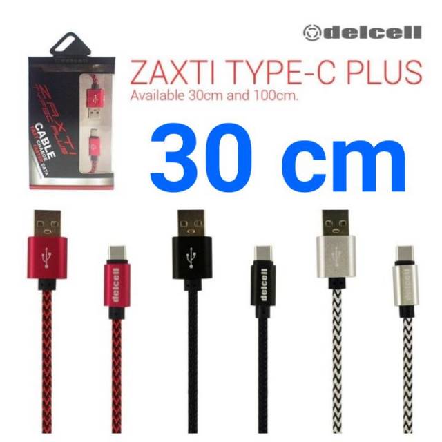 Kabel Data Type C Kabel Charge Type C Delcell Zaxti Type C Original Delcell