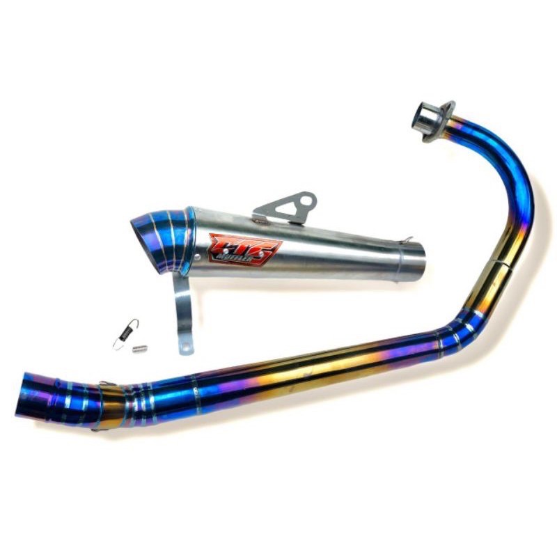 knalpot Cts Jiksaw keong Blue mp cb gl