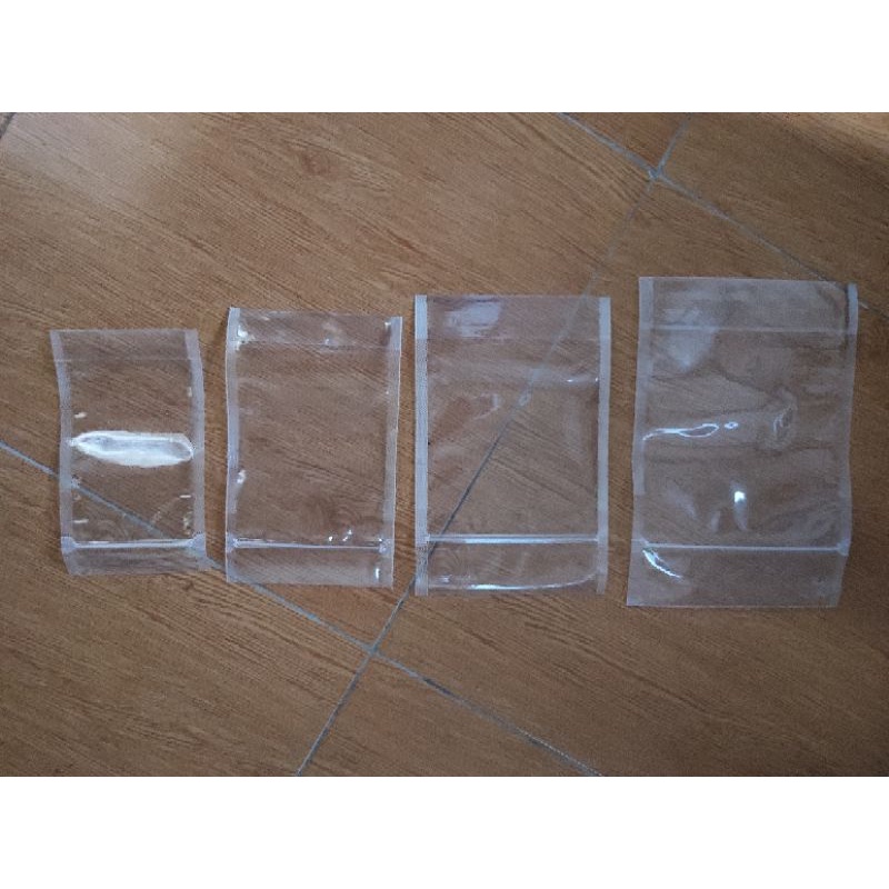 STANDING POUCH DOUBLE SEAL PLASTIK KLIP ISI 50 LEMBAR