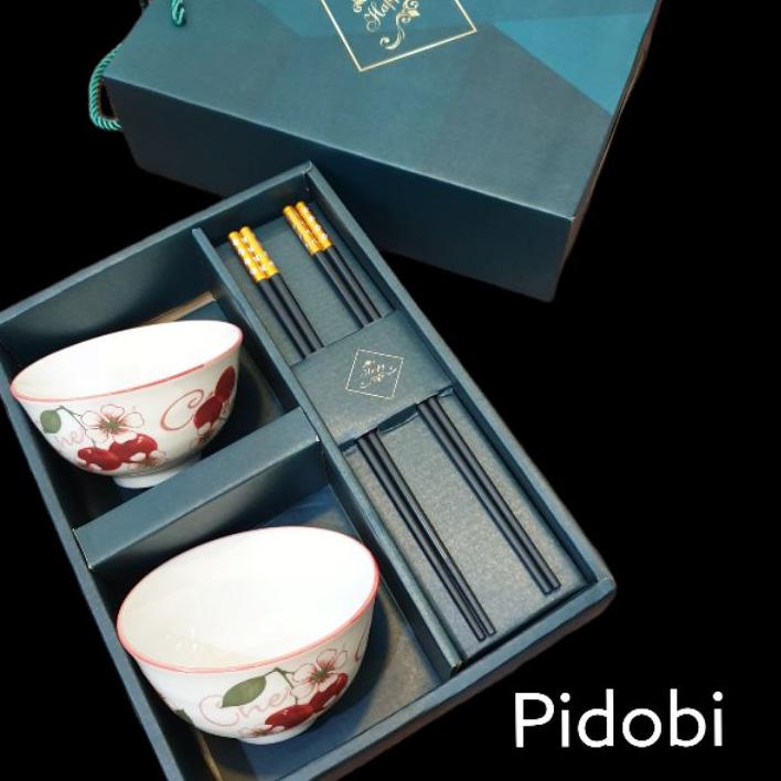 ❄️ Souvenir mangkok set premium