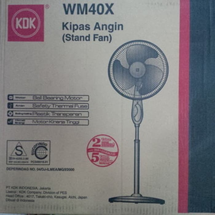 Kipas Angin Berdiri / Wall KDK WM40X