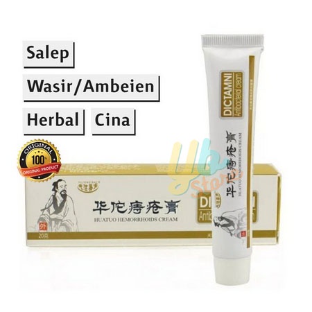 SALEP ORIGINAL DICTAMNI HUATUO CREAM obat wasir ambien herbal berkualitas