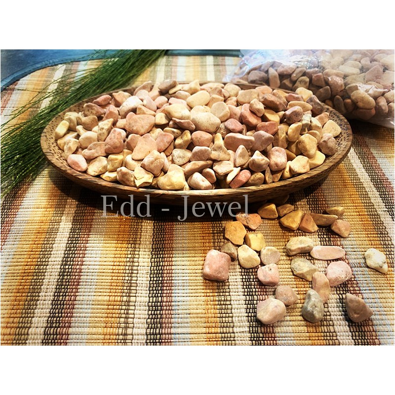 BATU L MARMER PINK KORAL KERIKIL HIAS TAMAN AKUARIUM CUPANG AQUASCAPE