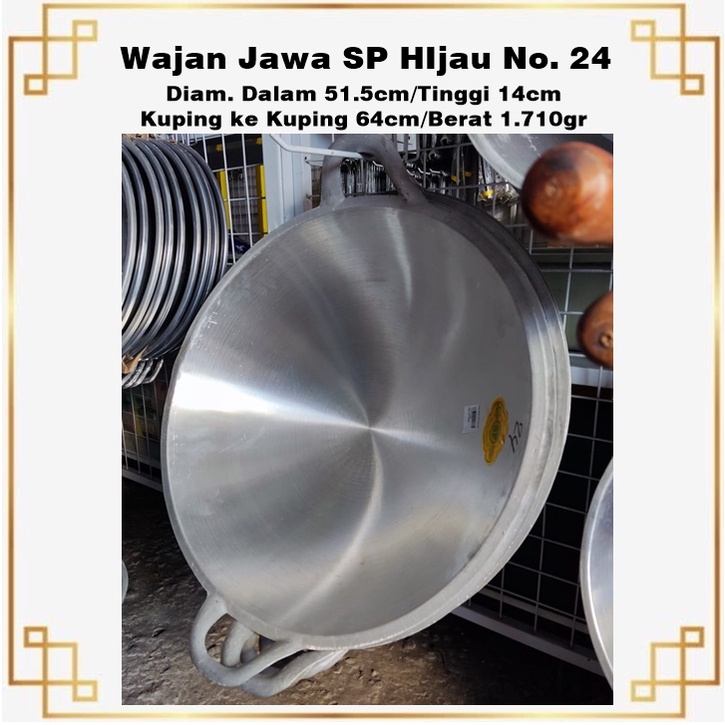 Wajan Jawa SP HIjau No. 24