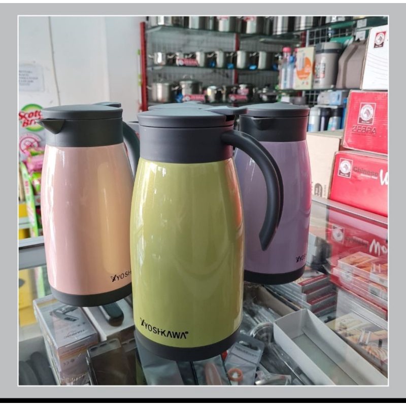 KD-6073 Thermos Air 1000ml (1liter) Yoshikawa, SUS 304, Jug Yoshikawa