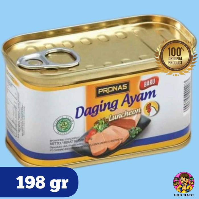 

Gg01Hh Pronas Luncheon Ayam (Daging Ayam Blok Serbaguna) 198 G Ds01Gkk