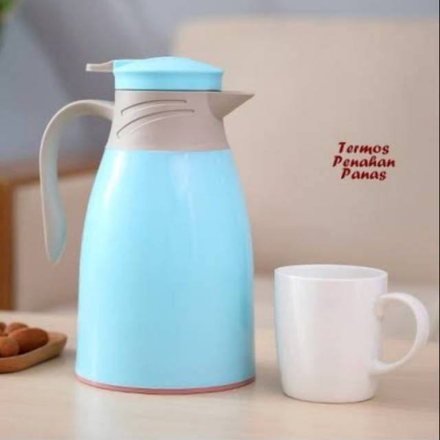 Termos 1liter / termos penahan panas / Thermos vacum jug 1liter / termos warna 1liter/ termos elegan