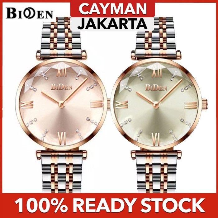 ★ Cayman ★ BIDEN 0192 Jam Tangan Wanita Teratas Gelang Modis Anti Air Analog Watch BD002 - FREE BOX