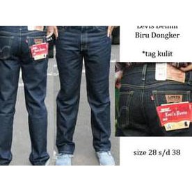 Diskon Celana Levis Model Standar Blue Black / Levis Regular Biru Dongker - Navy, 28 Terbaru