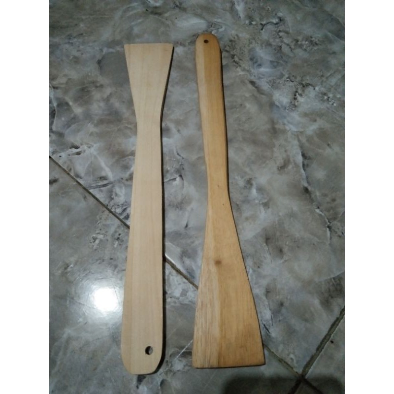 sodet kayu wajan anti baret/spatula kayu