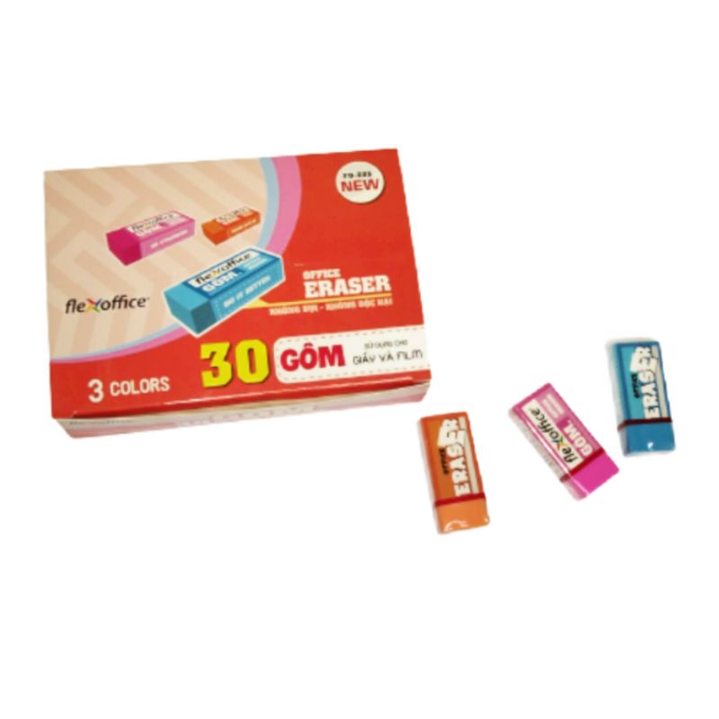 

Penghapus / 30 pcs penghapus murah / penghapus flex office / penghapus 3 warna