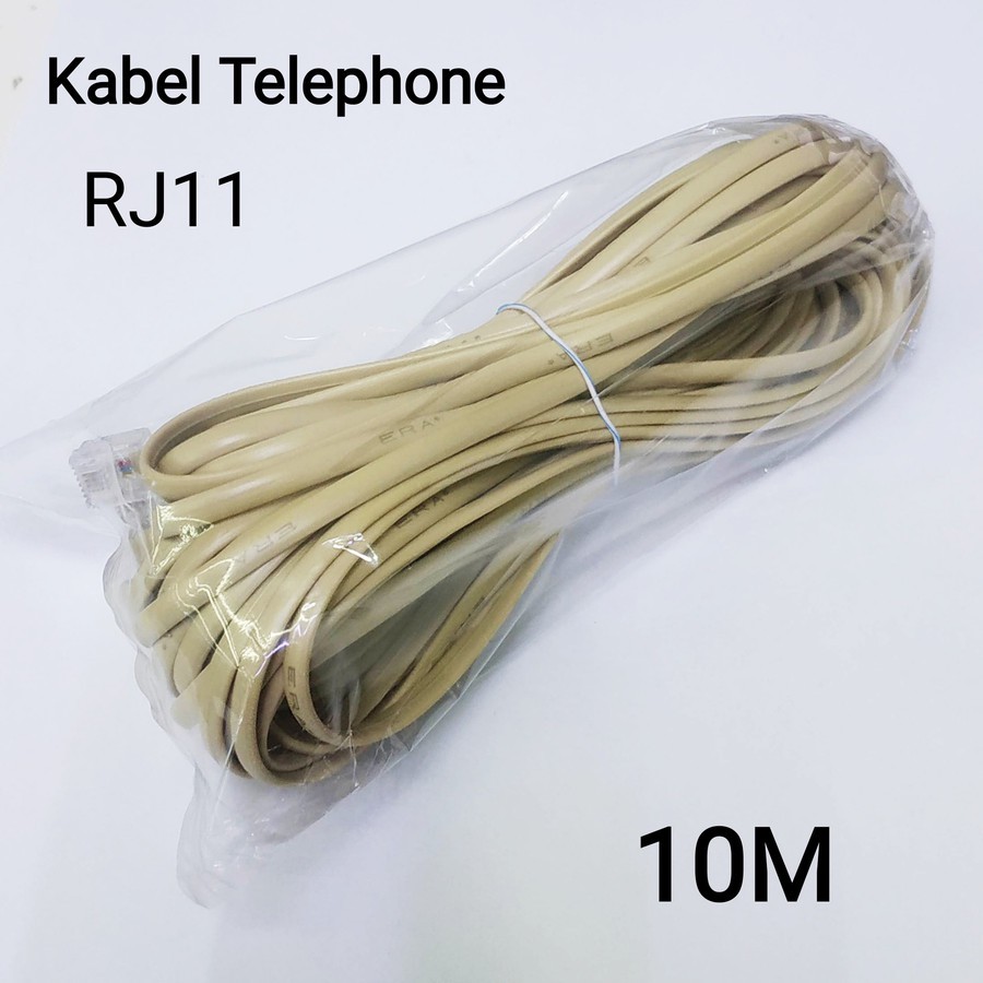Kabel Telepon RJ11 10M