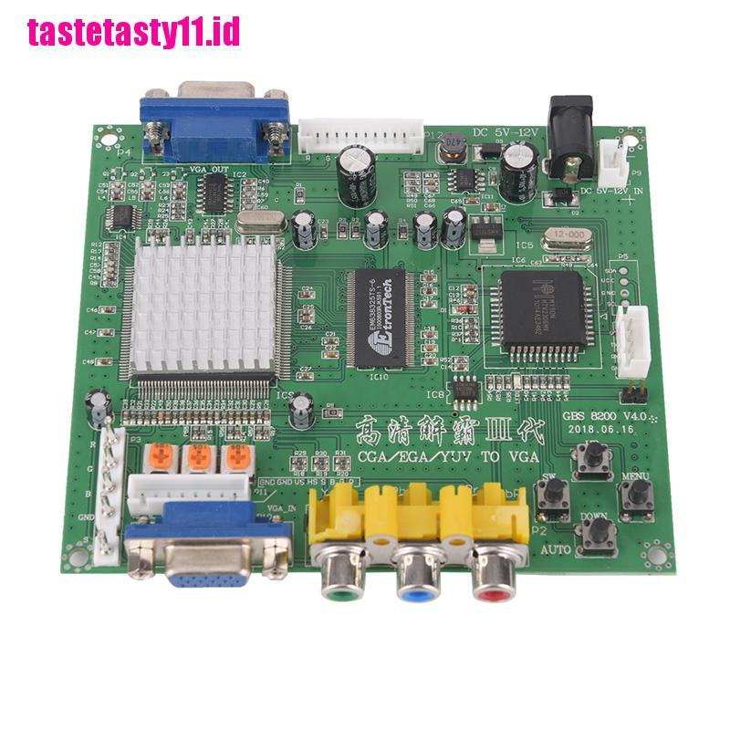 【TTID】Arcade Game RGB/CGA/EGA/YUV to VGA HD Video Converter Board HD9800/GBS820