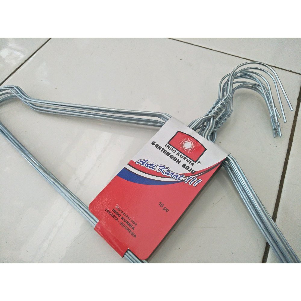 Gantungan Baju Hanger Besi Isi 10 Pcs