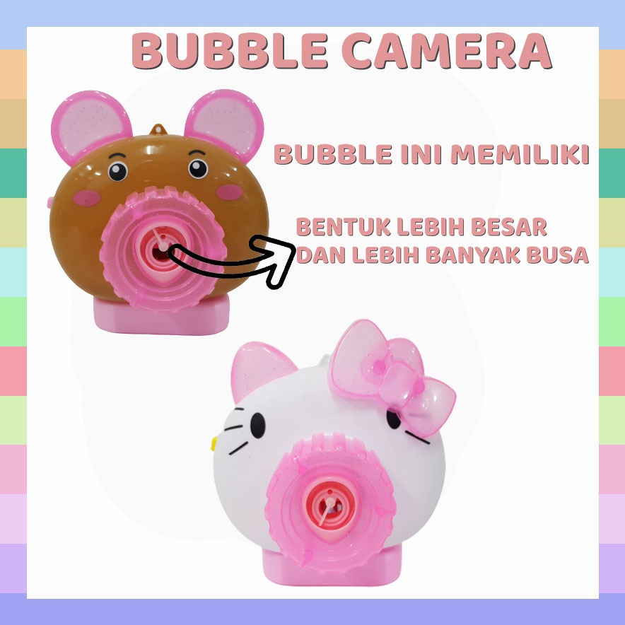 ( BISA COD )Mainan Kamera Bubble Elektik Jumbo / Bubble Jumbo/ Camera Bubble