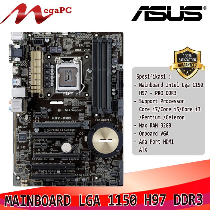 Mainboard Mobo LGA 1150 H97 H87 DDR3