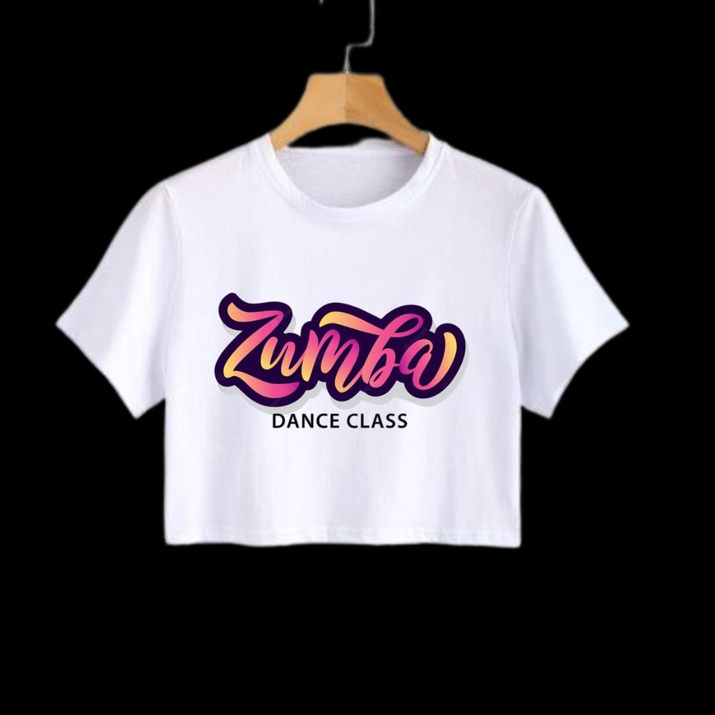 Clothing May Crop Top Zumba Unguu Kaos Distro Croptop Atasan Krop Top Wanita Cewek Viral