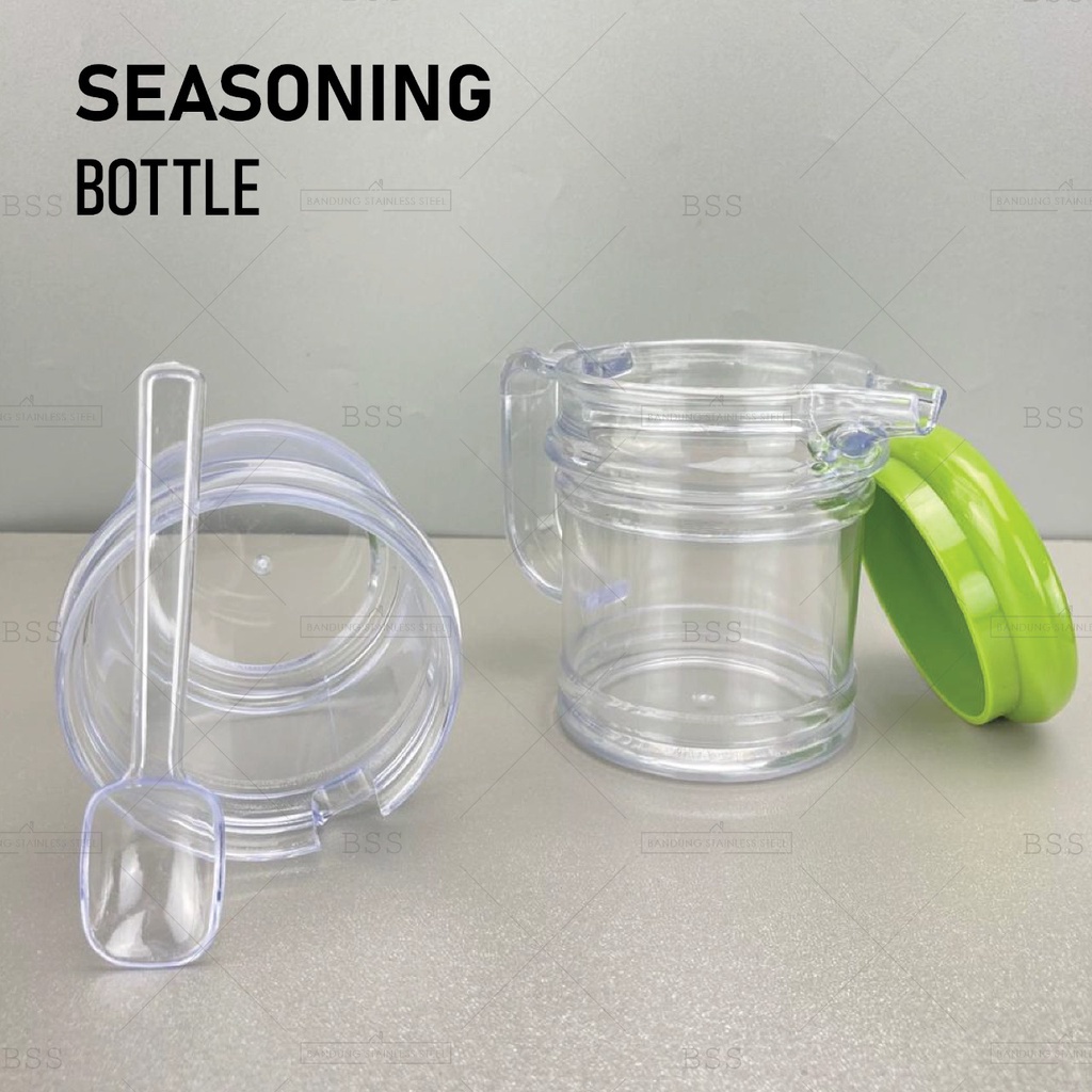 Seasoning Bottle 180ml 200ml Botol Tempat Bumbu Gula Garam Kecap Minyak Botol Tebal