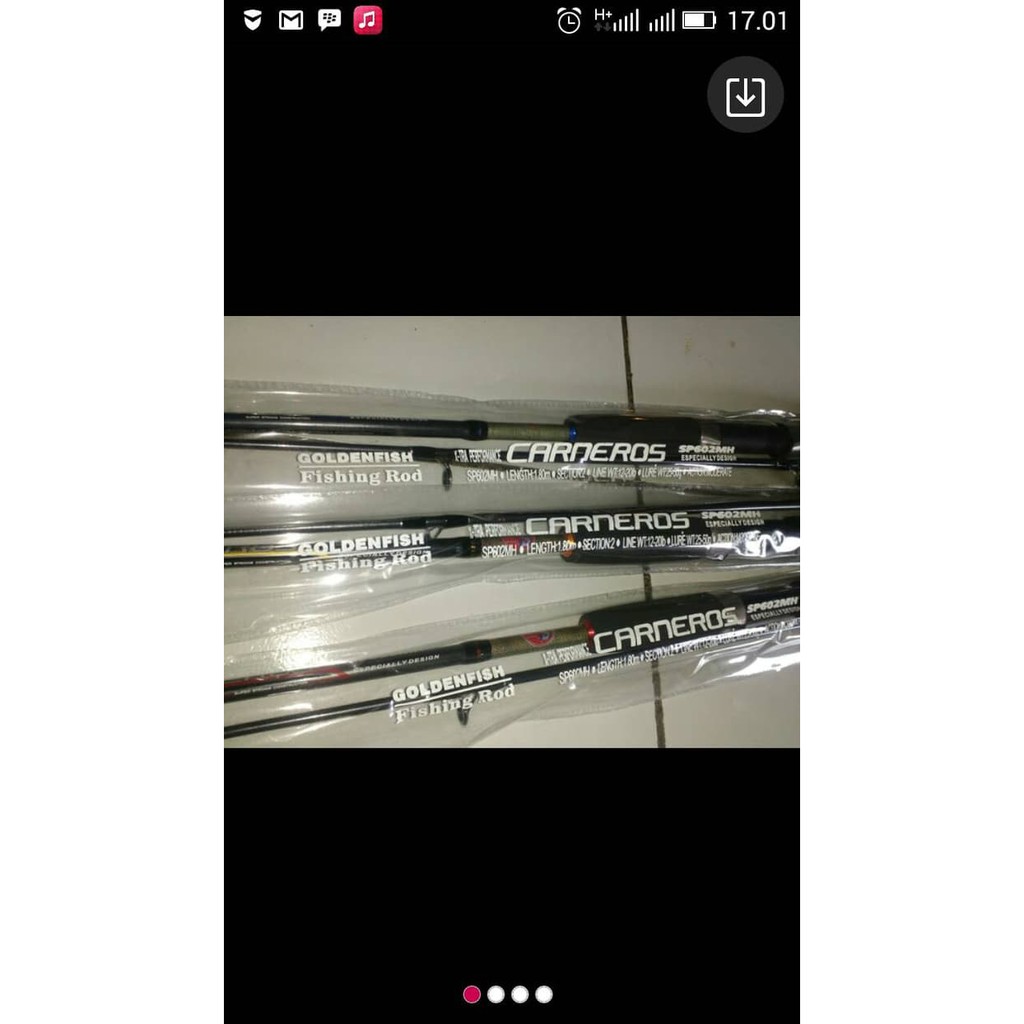 Joran Golden Fish Carneros 210Cm(Bahan Carbon)