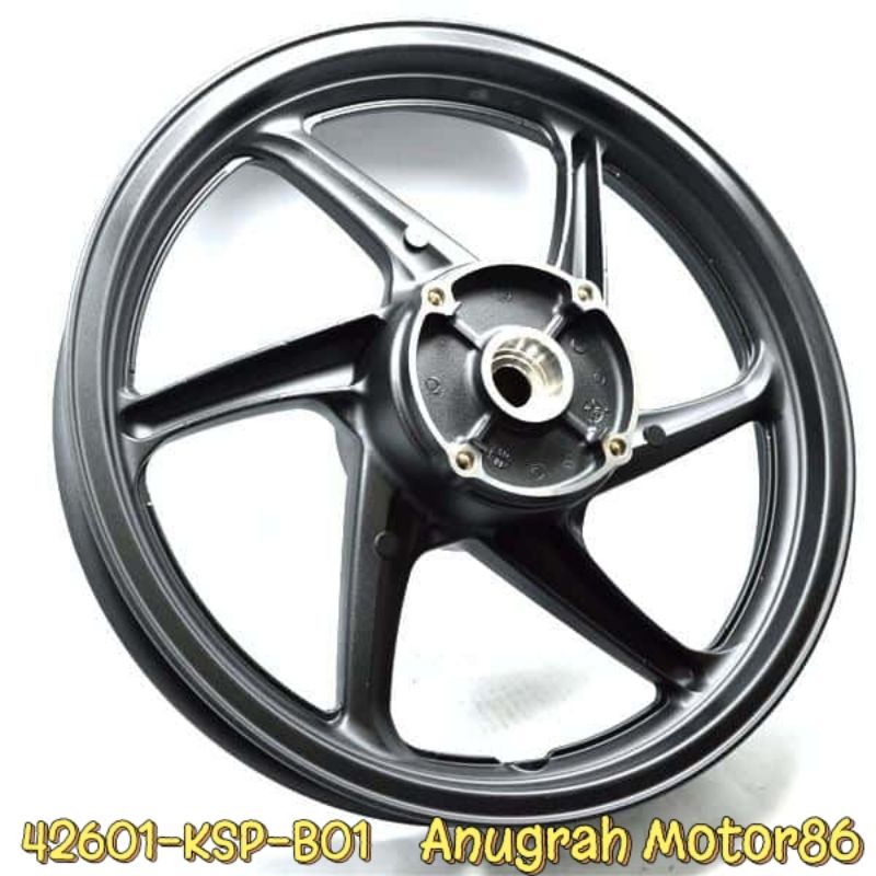 42601-KSP-B01 Velg Pelek Racing  Belakang Mega Pro New 2010-2014