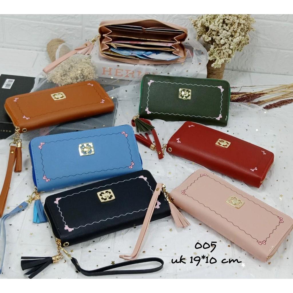 005# Dompet Panjang uk 20x10 cm terbaru Import