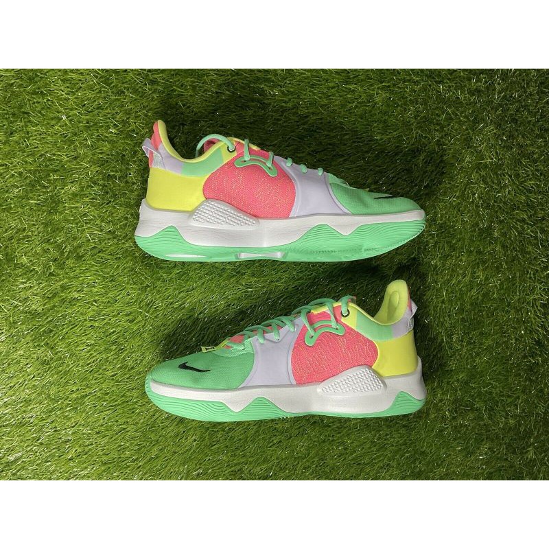 Nike Paul George 5 "Daughters" Green Glow/Black/White Original BNIB