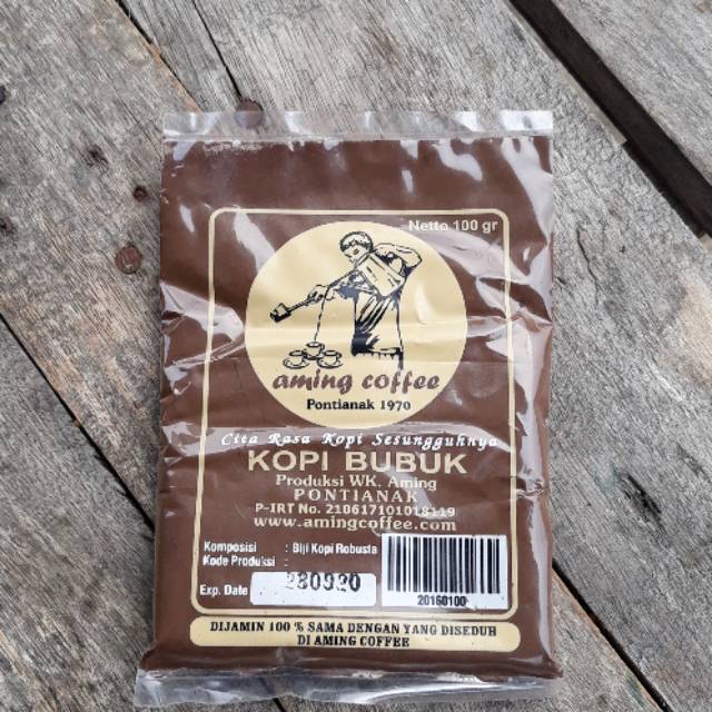 

KOPI BUBUK AMING KHAS PONTIANAK kemasan 1000 gram/ 1kg