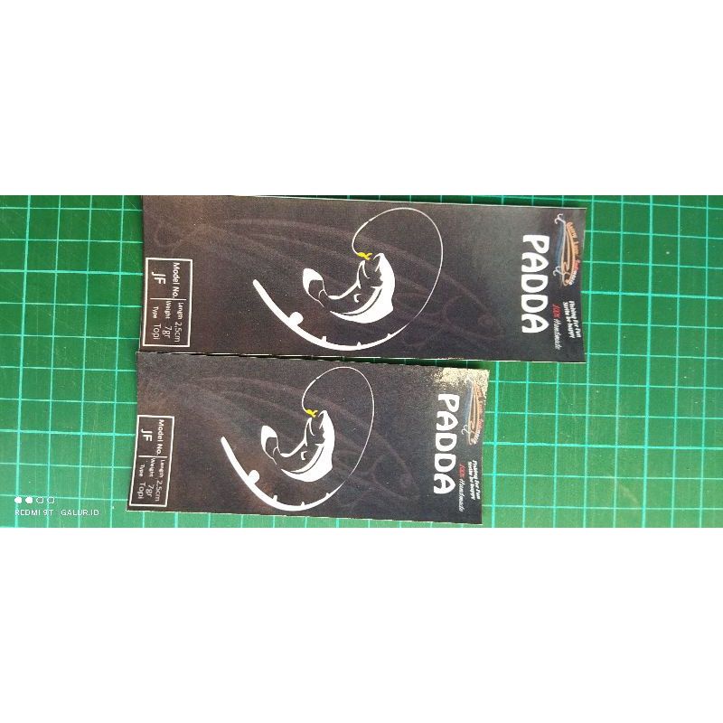 

kertas label kemasan 5,5x17cm