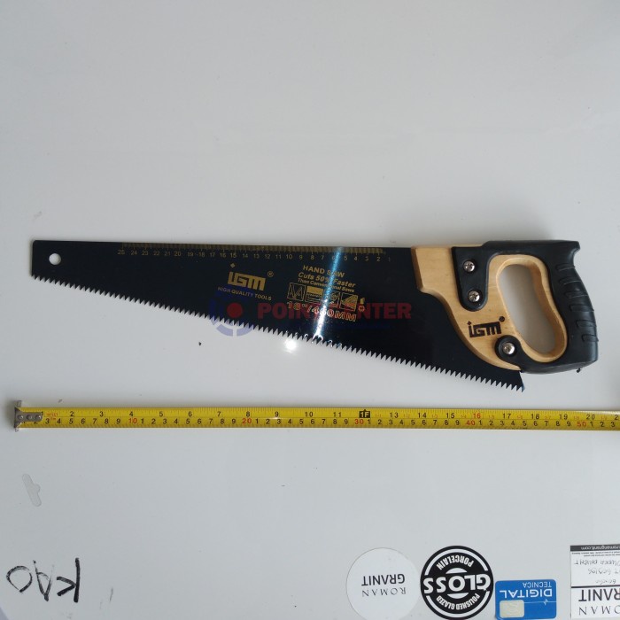 TERHEMAT IGM GERGAJI GOROK 18 INCH GERGAJI KAYU GOROK KAYU TANGAN