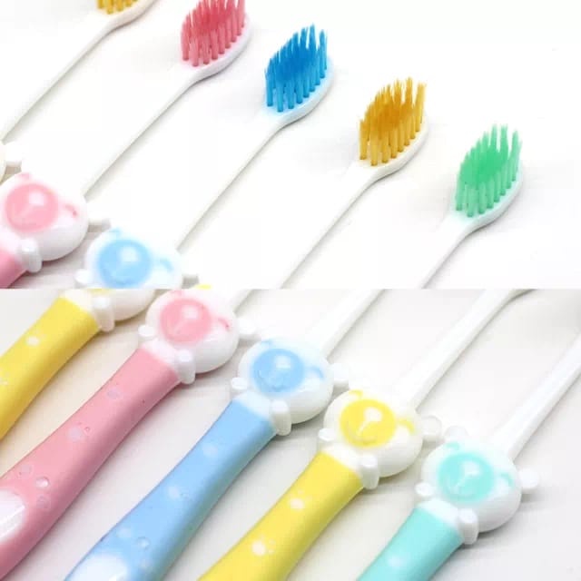 (COD) SIKAT GIGI ANAK SIKAT KARAKTER TOOTH BRUSH ISI 4 &amp; 5 PCS MALL SHOPPING