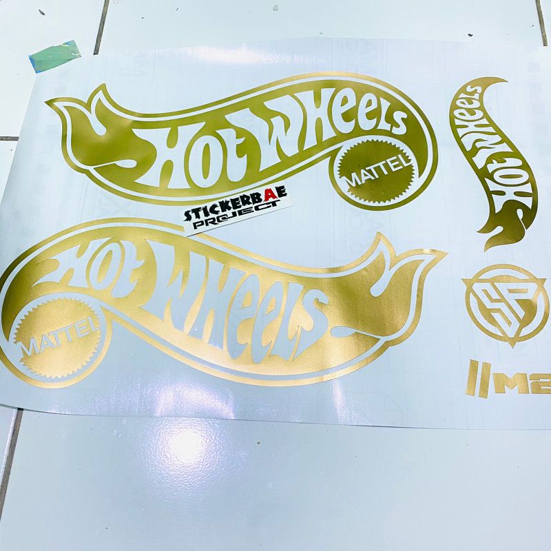 Sticker hot wheels cutting sticker 3 pcs stiker hotwhels 1 set MURAH