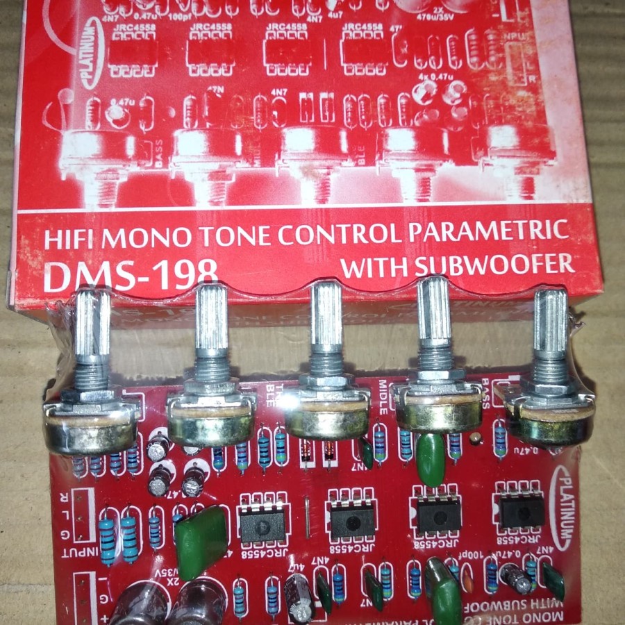 MONO TONE CONTROL PARAMETRIC WITH SUBWOOFER DMS-198