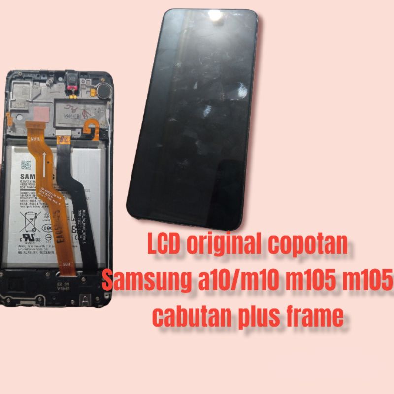 LCD ORIGINAL SAMSUNG A10 COPOTAN
