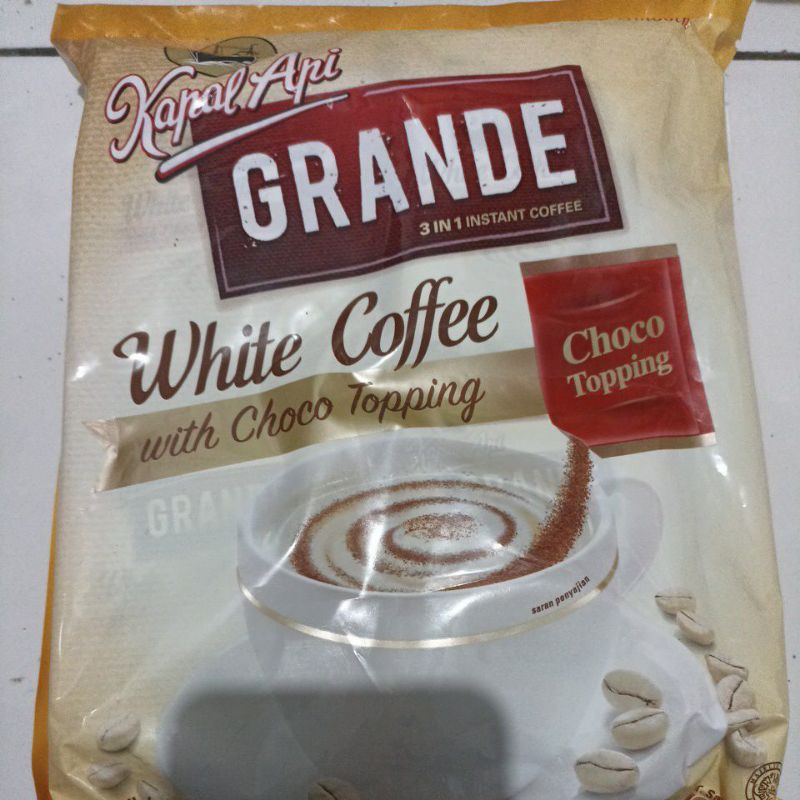 

Kapal Api Grande White Coffee 20 Sachet @ 20 gr)